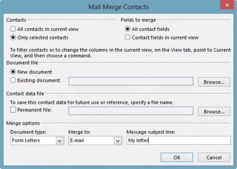 Image result for VBA Mail Merge Emails Using Outlook