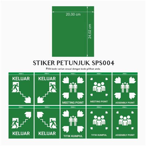Jual Stiker tanda arah jalan kiblat wall sticker dinding panah rambu ...