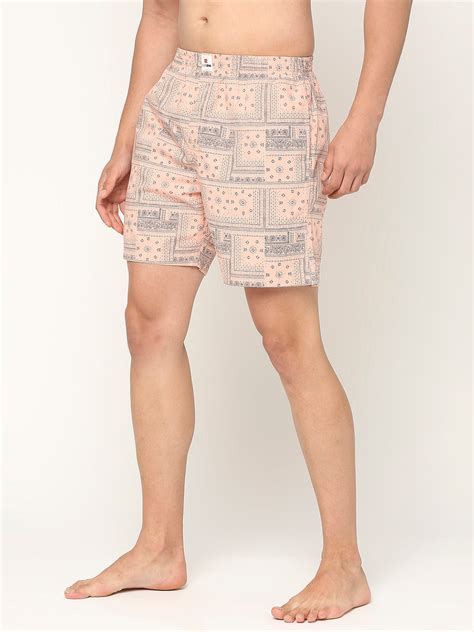 Underjeans By Spykar Men Premium Printed Cotton Boxer