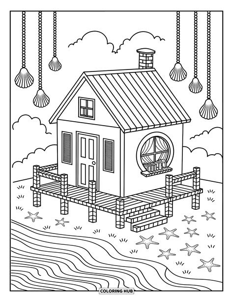 125+ House Coloring Pages for Kids & Adults (Free Printable PDFs)