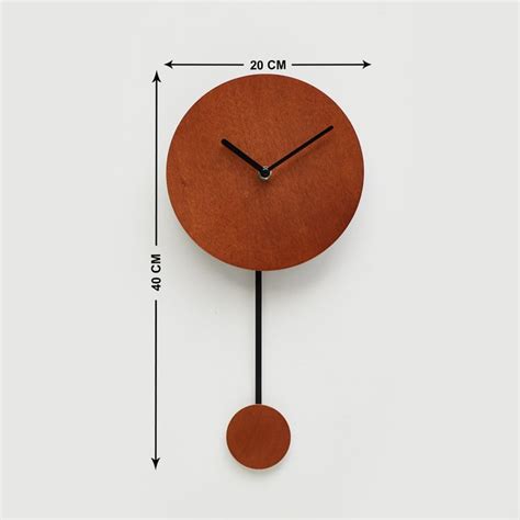 Buy Corsica Telsa Pendulum Wall Clock - 40x20cm from Corsica by Home ...