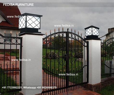 Iron Modern Gate Design Steel Temple Gate Design Lohe Ke Darwaje Ki ...