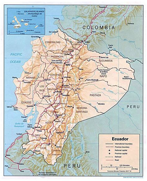 Maps of Ecuador | Map Library | Maps of the World