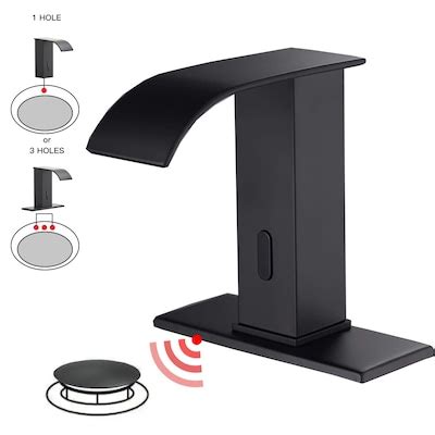 Touchless Waterfall Bathroom Sink Faucets at Lowes.com