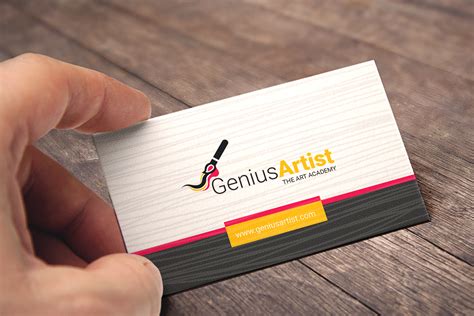 Artist Business Card Design 的图像结果