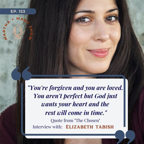 A Calm & Meaningful Season with The Chosen and Elizabeth Tabish - Katie ...