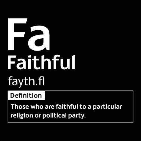 fiel Inglés palabra definición digital impresión diseño para camisetas ...