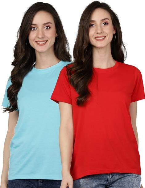 Women's Red T-shirts - Buy Red T-shirts For Women Online at Best Prices ...