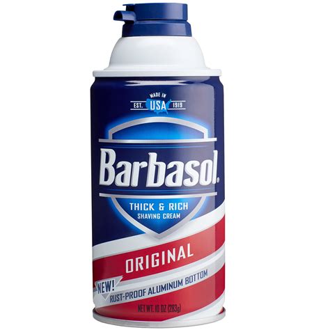 (4 pack) Barbasol Original Thick & Rich Shaving Cream for Men, 10 Oz ...