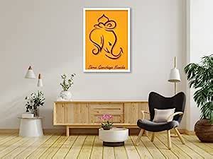 Shree Ganesh - Size: Small (8 x 12 Inches), Type: Matte Laminated ...