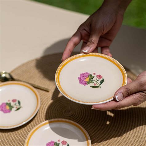 Buy Dessert Plates Set Online for Dining & Serving | Dottedi