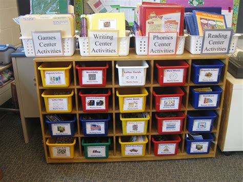 Learning Centers in Kindergarten Classroom