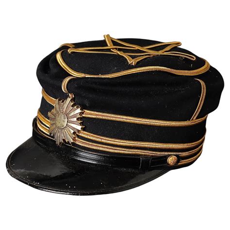 1920-1940s Rare Japanese Imperial Army Officer Hat with Storage Box For ...