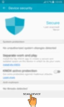 How to use Security Equipment option of Smart manager in Samsung Galaxy ...