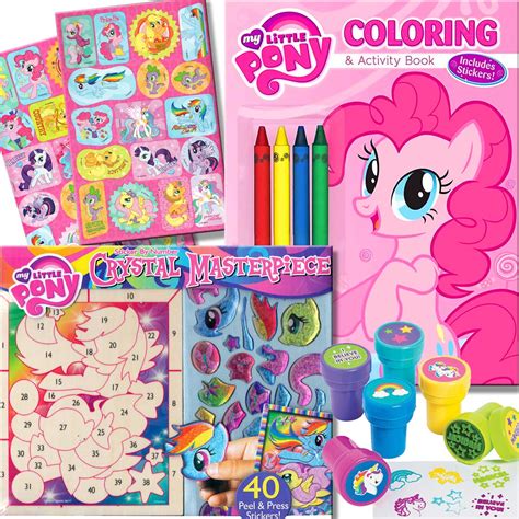 Buy My Little Pony Coloring Book with Crystal Masterpiece Set - 32-page ...