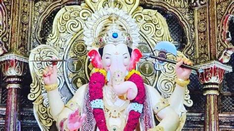 Before Ganesh Utsav, the first grand glimpse of Lalbagh Raja came to ...