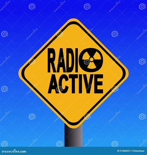 Radioactive hazard sign stock vector. Illustration of danger - 5186853