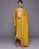 Buy Mustard Kurta Suit Sets for Women by Flonix Online | Ajio.com