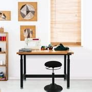 Buy Seville Classics UltraHD® Height Adjustable 4-Foot Heavy-Duty Wood ...