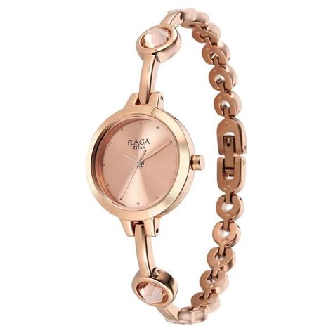 TITAN - Buy NS2576WM02 Titan Raga Rose Gold Dial Metal Strap Watch for ...