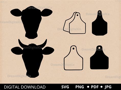 Cattle Ear Tag Clip Art at Melinda Morris blog