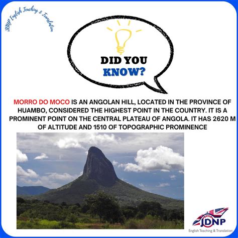 JDNP – English Teaching & Translation on LinkedIn: DID YOU KNOW? Morro ...