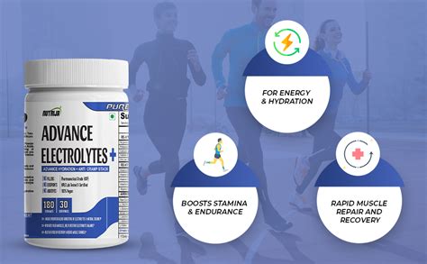 NutriJa Advance Electrolytes+ | Advance Hydration + Anti Cramp Stack ...