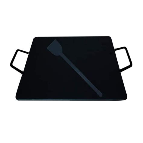 Induction & Gas Compatible Square Shaped Flat Base Iron Dosa Tawa (15 ...