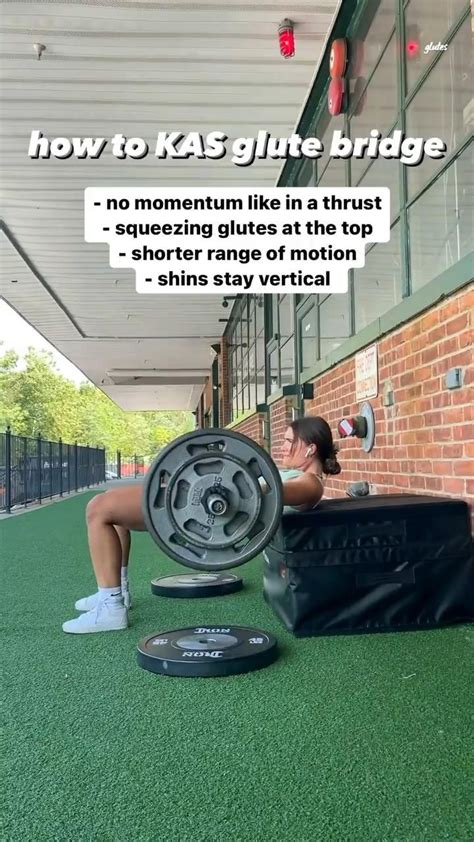 GLUTES | how to KAS glute bridge | Workout videos, Glute bridge, Glutes