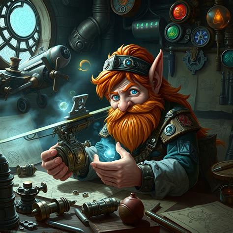 Ruddy Rock Gnome: Master Inventor of Wondrous Worlds