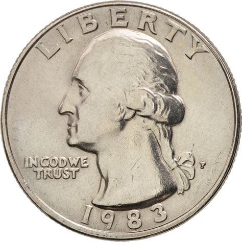Quarter Dollar 1983 Washington, Coin from United States - Online Coin Club