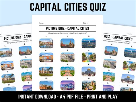Quiz About Cities