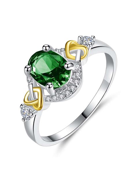 Cubic Zirconia Decor Ring | SHEIN USA