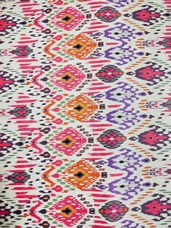 Ciroq Pochampally Ikat Print Cotton Blend Unstitched Fabric for Kurti ...