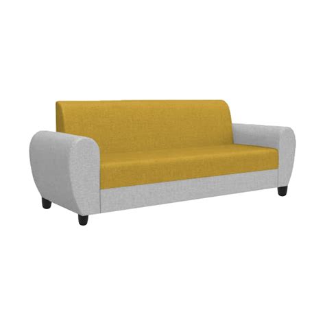 Casaliving - Carloss 3+1+1 Sofa Set for Living Room | Color - Yellow G