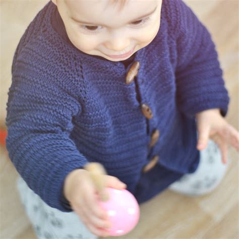 Modèle tricot | gilet | bébé | coton bio | Margot | top-down | cadeau ...