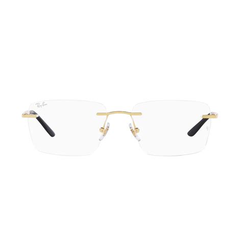 Ray-Ban Golden Rimless Unisex Eyeglasses RB6506I 2500/55 – Lenstrack