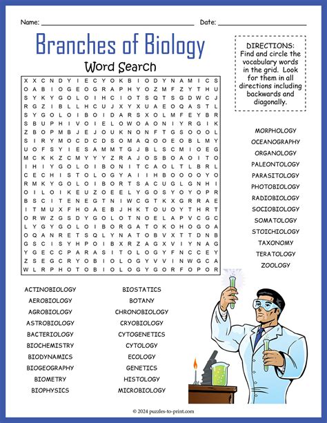 Biology Word Search