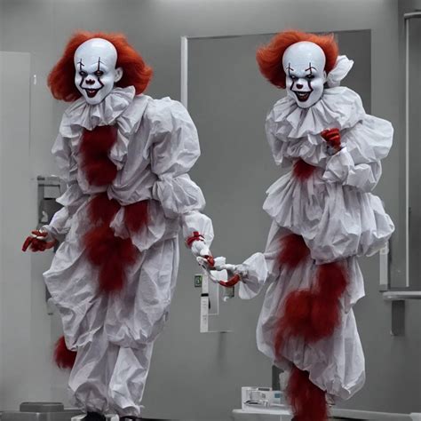 a full body photograph of pennywise dressed as a | Stable Diffusion