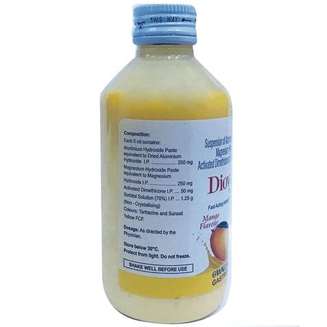 Diovol Sugar Free Mango Oral Solution 170 ml Price, Uses, Side Effects ...
