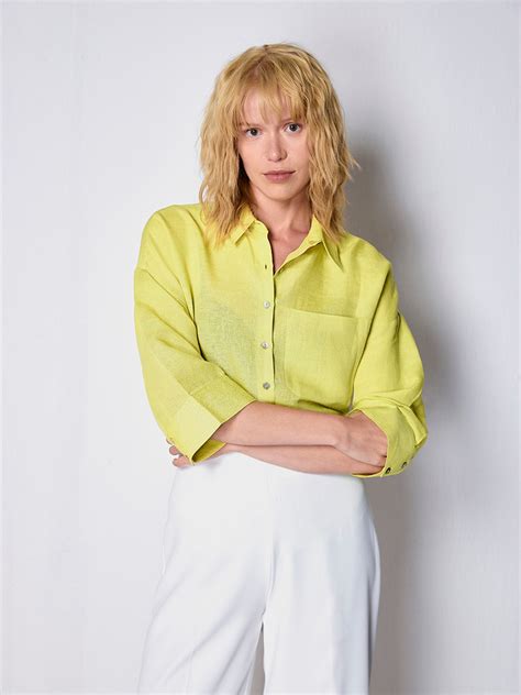 Relaxed Fit Linen Shirt