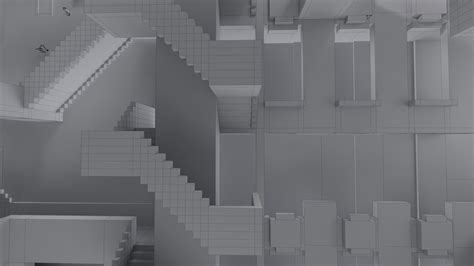 Squid Game Stairs 3D model | CGTrader