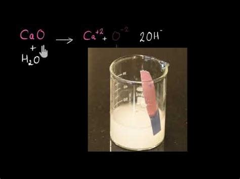 Metal and non-metal oxides reacting with acids and bases Video Lecture ...