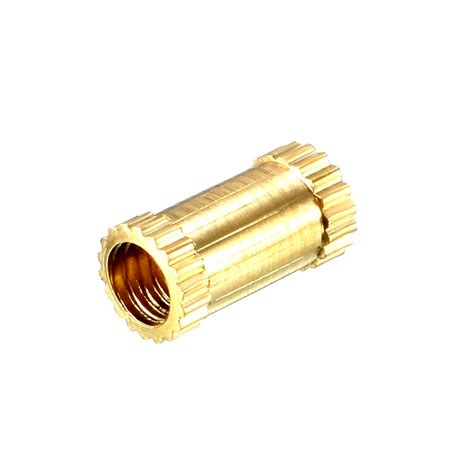 M3 X 8mm Brass Threaded Inserts (Dia. 3mm, Length 8mm) – OnlyScrews