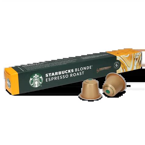 Starbucks | Blonde Espresso Roast - 10 капсули Starbucks® by Nespresso®