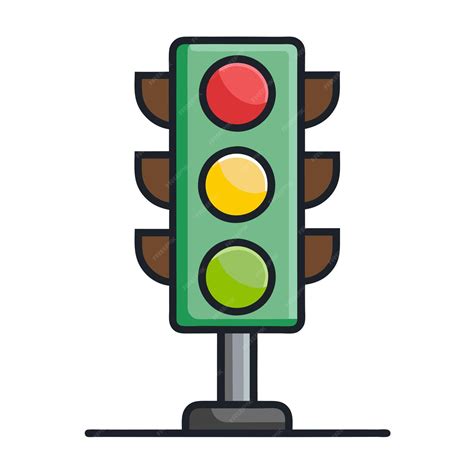 Traffic light signal clipart vector art and illustration | Premium AI ...