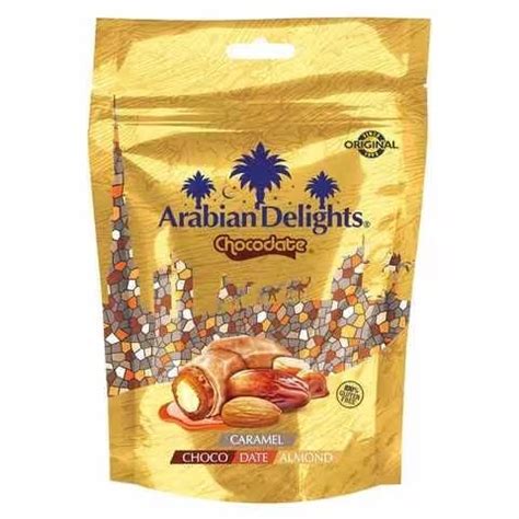 Arabian Delight Chocodate Caramel Arabian Dates Stuffe With a Golden ...