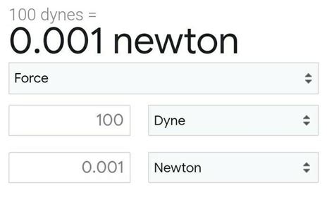 convert 100 dyne into Newton ? - Brainly.in