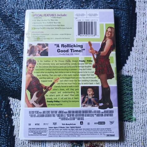 Freaky Friday 2003 Dvd
