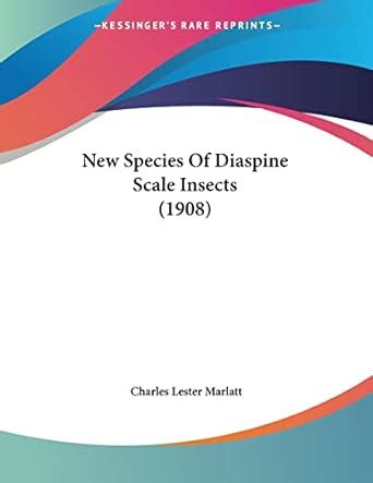 Buy New Species Of Diaspine Scale Insects (1908) Book Online at Low ...